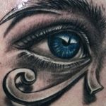 photo of eye tattoo Horus 22.01.2019 №122 - drawing tattoo god Horus Eye - tattoovalue.net