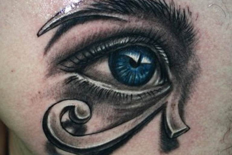 photo of eye tattoo Horus 22.01.2019 №122 - drawing tattoo god Horus Eye - tattoovalue.net