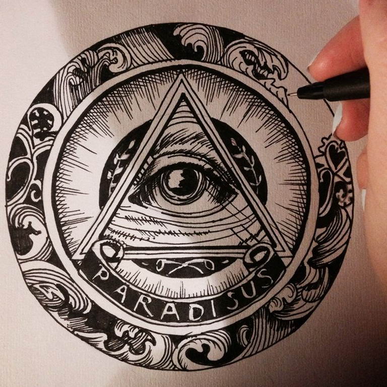 photo of eye tattoo Horus 22.01.2019 №126 - drawing tattoo god Horus Eye - tattoovalue.net