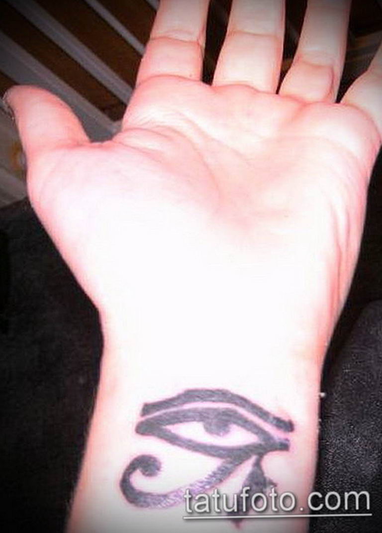 photo of eye tattoo Horus 22.01.2019 №129 - drawing tattoo god Horus Eye - tattoovalue.net