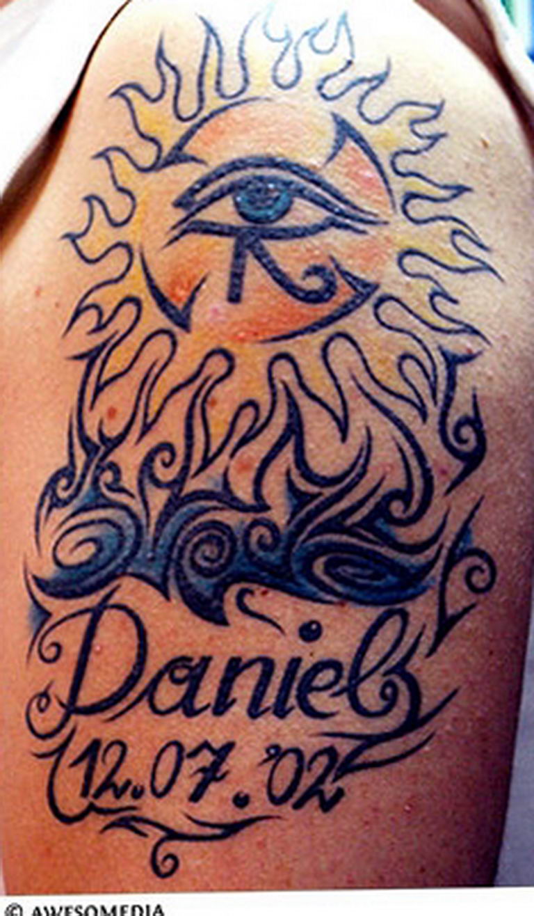 photo of eye tattoo Horus 22.01.2019 №146 - drawing tattoo god Horus Eye - tattoovalue.net