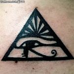 photo of eye tattoo Horus 22.01.2019 №148 - drawing tattoo god Horus Eye - tattoovalue.net