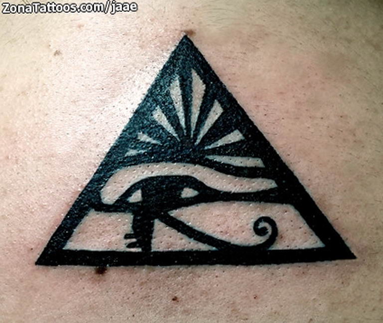 photo of eye tattoo Horus 22.01.2019 №148 - drawing tattoo god Horus Eye - tattoovalue.net