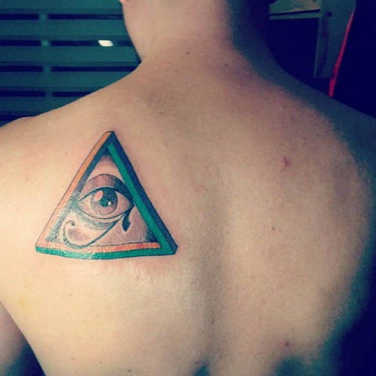 photo of eye tattoo Horus 22.01.2019 №153 - drawing tattoo god Horus Eye - tattoovalue.net