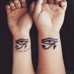 photo of eye tattoo Horus 22.01.2019 №155 - drawing tattoo god Horus Eye - tattoovalue.net