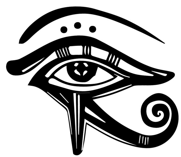 photo of eye tattoo Horus 22.01.2019 №160 - drawing tattoo god Horus Eye - tattoovalue.net