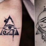 photo of eye tattoo Horus 22.01.2019 №162 - drawing tattoo god Horus Eye - tattoovalue.net