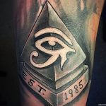 photo of eye tattoo Horus 22.01.2019 №164 - drawing tattoo god Horus Eye - tattoovalue.net