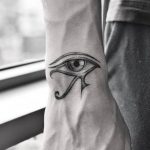 photo of eye tattoo Horus 22.01.2019 №173 - drawing tattoo god Horus Eye - tattoovalue.net