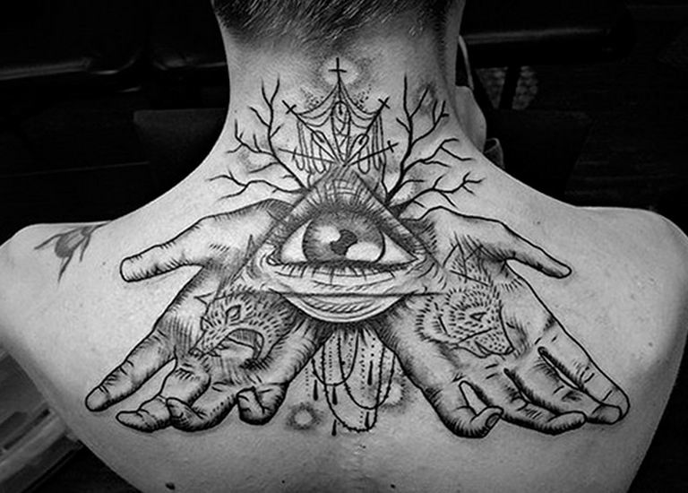 photo of eye tattoo Horus 22.01.2019 №177 - drawing tattoo god Horus Eye - tattoovalue.net