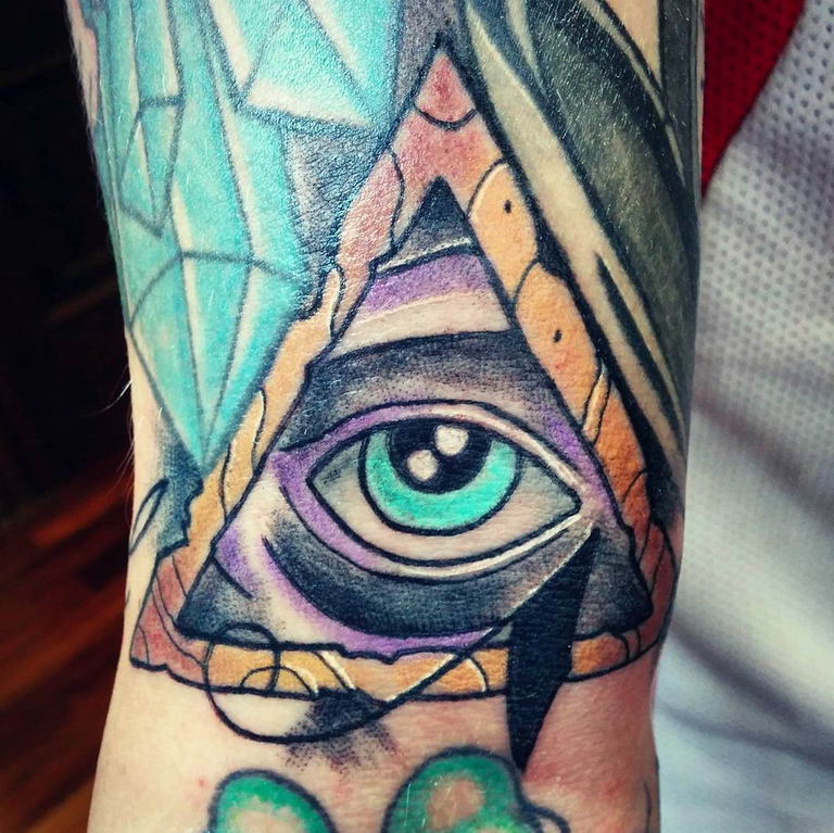 photo of eye tattoo Horus 22.01.2019 №179 - drawing tattoo god Horus Eye - tattoovalue.net