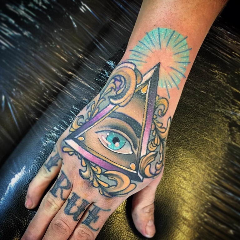 photo of eye tattoo Horus 22.01.2019 №185 - drawing tattoo god Horus Eye - tattoovalue.net
