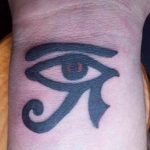 photo of eye tattoo Horus 22.01.2019 №192 - drawing tattoo god Horus Eye - tattoovalue.net