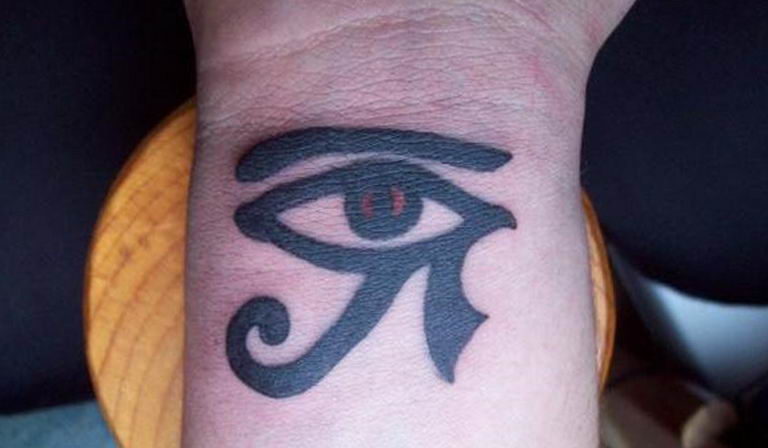 photo of eye tattoo Horus 22.01.2019 №192 - drawing tattoo god Horus Eye - tattoovalue.net