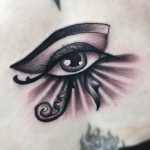 photo of eye tattoo Horus 22.01.2019 №195 - drawing tattoo god Horus Eye - tattoovalue.net