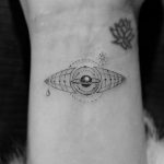 photo of eye tattoo Horus 22.01.2019 №201 - drawing tattoo god Horus Eye - tattoovalue.net