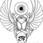 photo of eye tattoo Horus 22.01.2019 №205 - drawing tattoo god Horus Eye - tattoovalue.net