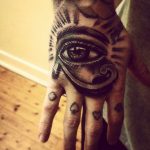 photo of eye tattoo Horus 22.01.2019 №206 - drawing tattoo god Horus Eye - tattoovalue.net