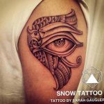 photo of eye tattoo Horus 22.01.2019 №207 - drawing tattoo god Horus Eye - tattoovalue.net
