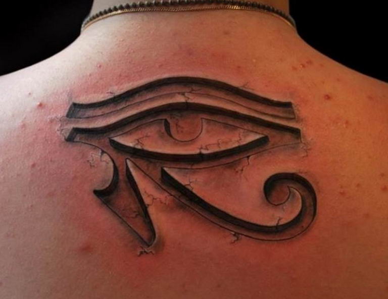 photo of eye tattoo Horus 22.01.2019 №211 - drawing tattoo god Horus Eye - tattoovalue.net