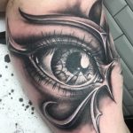 photo of eye tattoo Horus 22.01.2019 №216 - drawing tattoo god Horus Eye - tattoovalue.net