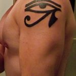 photo of eye tattoo Horus 22.01.2019 №217 - drawing tattoo god Horus Eye - tattoovalue.net
