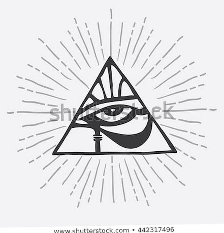 photo of eye tattoo Horus 22.01.2019 №218 - drawing tattoo god Horus Eye - tattoovalue.net