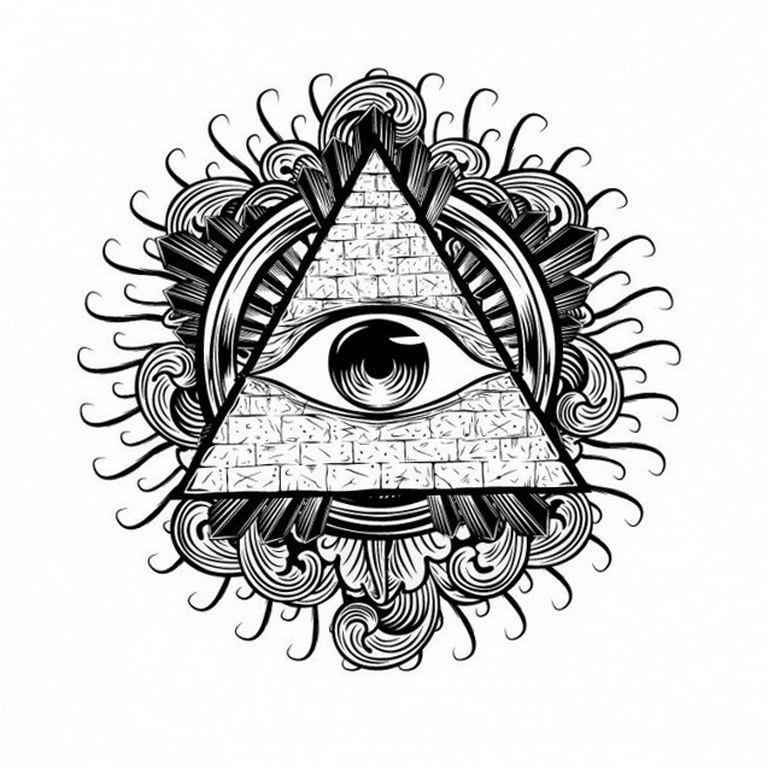 photo of eye tattoo Horus 22.01.2019 №219 - drawing tattoo god Horus Eye - tattoovalue.net