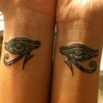 photo of eye tattoo Horus 22.01.2019 №226 - drawing tattoo god Horus Eye - tattoovalue.net
