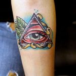 photo of eye tattoo Horus 22.01.2019 №228 - drawing tattoo god Horus Eye - tattoovalue.net