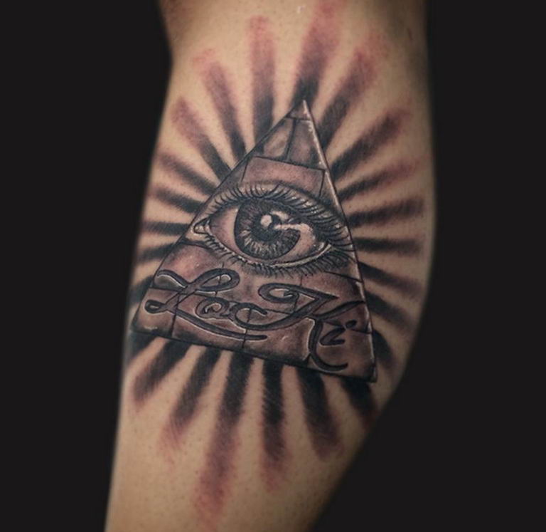 photo of eye tattoo Horus 22.01.2019 №236 - drawing tattoo god Horus Eye - tattoovalue.net