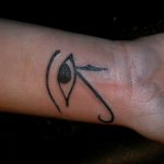 photo of eye tattoo Horus 22.01.2019 №237 - drawing tattoo god Horus Eye - tattoovalue.net