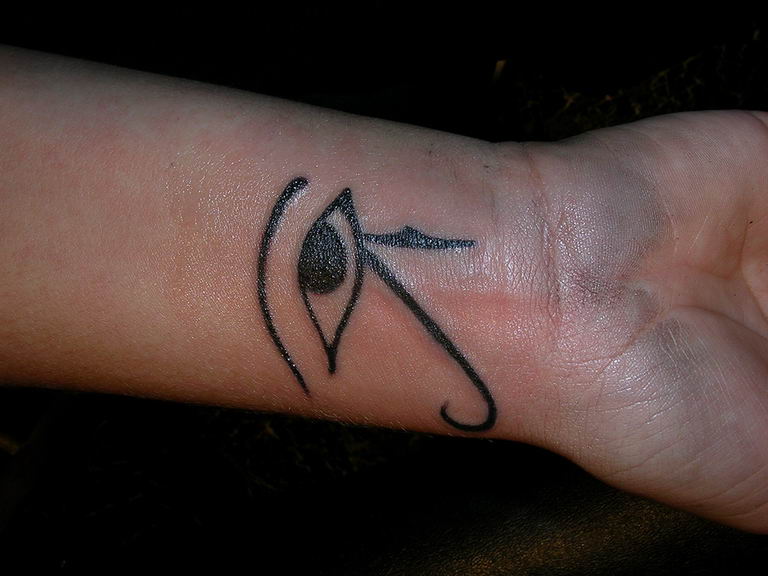 photo of eye tattoo Horus 22.01.2019 №237 - drawing tattoo god Horus Eye - tattoovalue.net