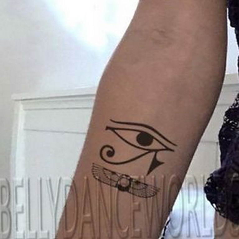 photo of eye tattoo Horus 22.01.2019 №238 - drawing tattoo god Horus Eye - tattoovalue.net