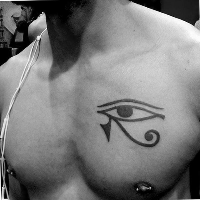 photo of eye tattoo Horus 22.01.2019 №246 - drawing tattoo god Horus Eye - tattoovalue.net