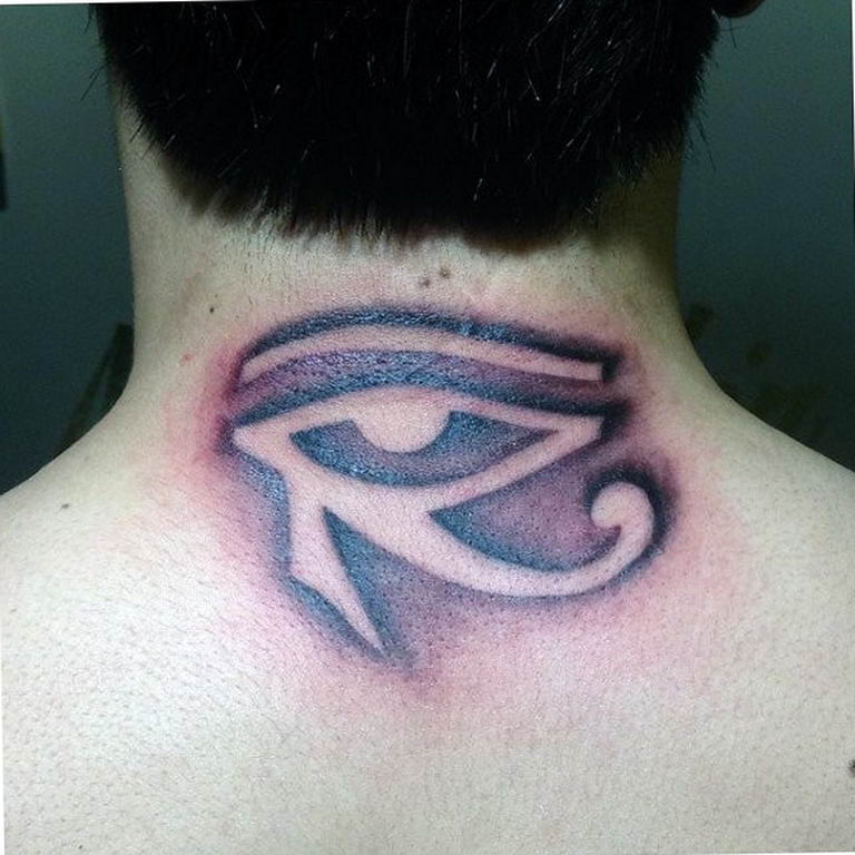 photo of eye tattoo Horus 22.01.2019 №247 - drawing tattoo god Horus Eye - tattoovalue.net
