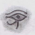 photo of eye tattoo Horus 22.01.2019 №251 - drawing tattoo god Horus Eye - tattoovalue.net