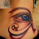 photo of eye tattoo Horus 22.01.2019 №255 - drawing tattoo god Horus Eye - tattoovalue.net