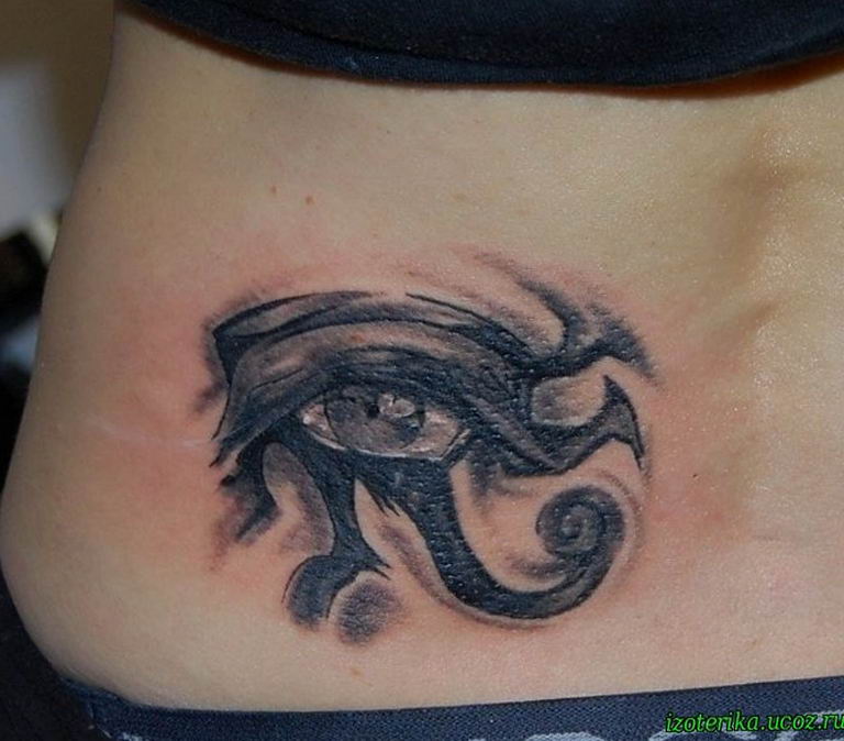 photo of eye tattoo Horus 22.01.2019 №256 - drawing tattoo god Horus Eye - tattoovalue.net