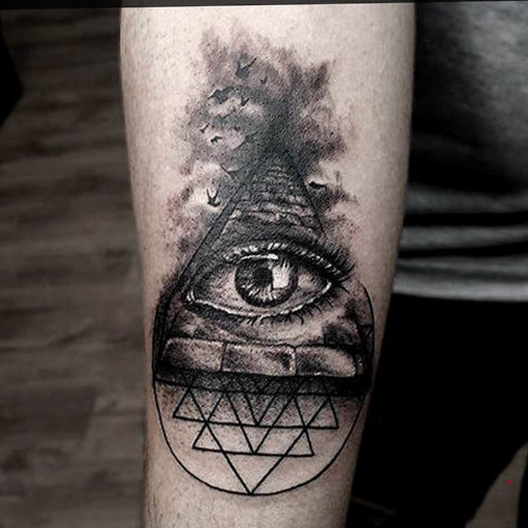 photo of eye tattoo Horus 22.01.2019 №260 - drawing tattoo god Horus Eye - tattoovalue.net