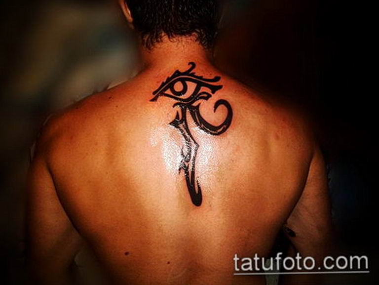 photo of eye tattoo Horus 22.01.2019 №261 - drawing tattoo god Horus Eye - tattoovalue.net