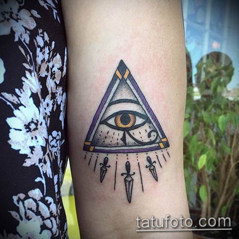 photo of eye tattoo Horus 22.01.2019 №266 - drawing tattoo god Horus Eye - tattoovalue.net