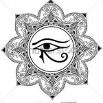 photo of eye tattoo Horus 22.01.2019 №268 - drawing tattoo god Horus Eye - tattoovalue.net