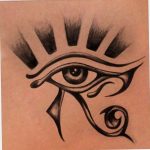 photo of eye tattoo Horus 22.01.2019 №269 - drawing tattoo god Horus Eye - tattoovalue.net