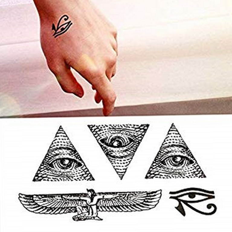 photo of eye tattoo Horus 22.01.2019 №270 - drawing tattoo god Horus Eye - tattoovalue.net
