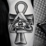 photo of eye tattoo Horus 22.01.2019 №271 - drawing tattoo god Horus Eye - tattoovalue.net
