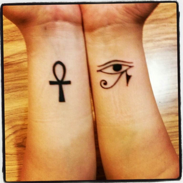 photo of eye tattoo Horus 22.01.2019 №275 - drawing tattoo god Horus Eye - tattoovalue.net