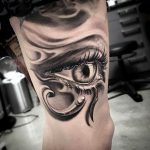 photo of eye tattoo Horus 22.01.2019 №276 - drawing tattoo god Horus Eye - tattoovalue.net