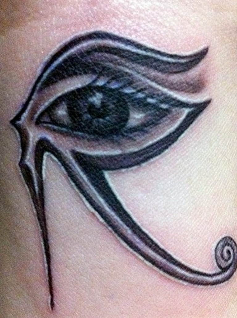 photo of eye tattoo Horus 22.01.2019 №279 - drawing tattoo god Horus Eye - tattoovalue.net