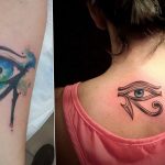 photo of eye tattoo Horus 22.01.2019 №280 - drawing tattoo god Horus Eye - tattoovalue.net